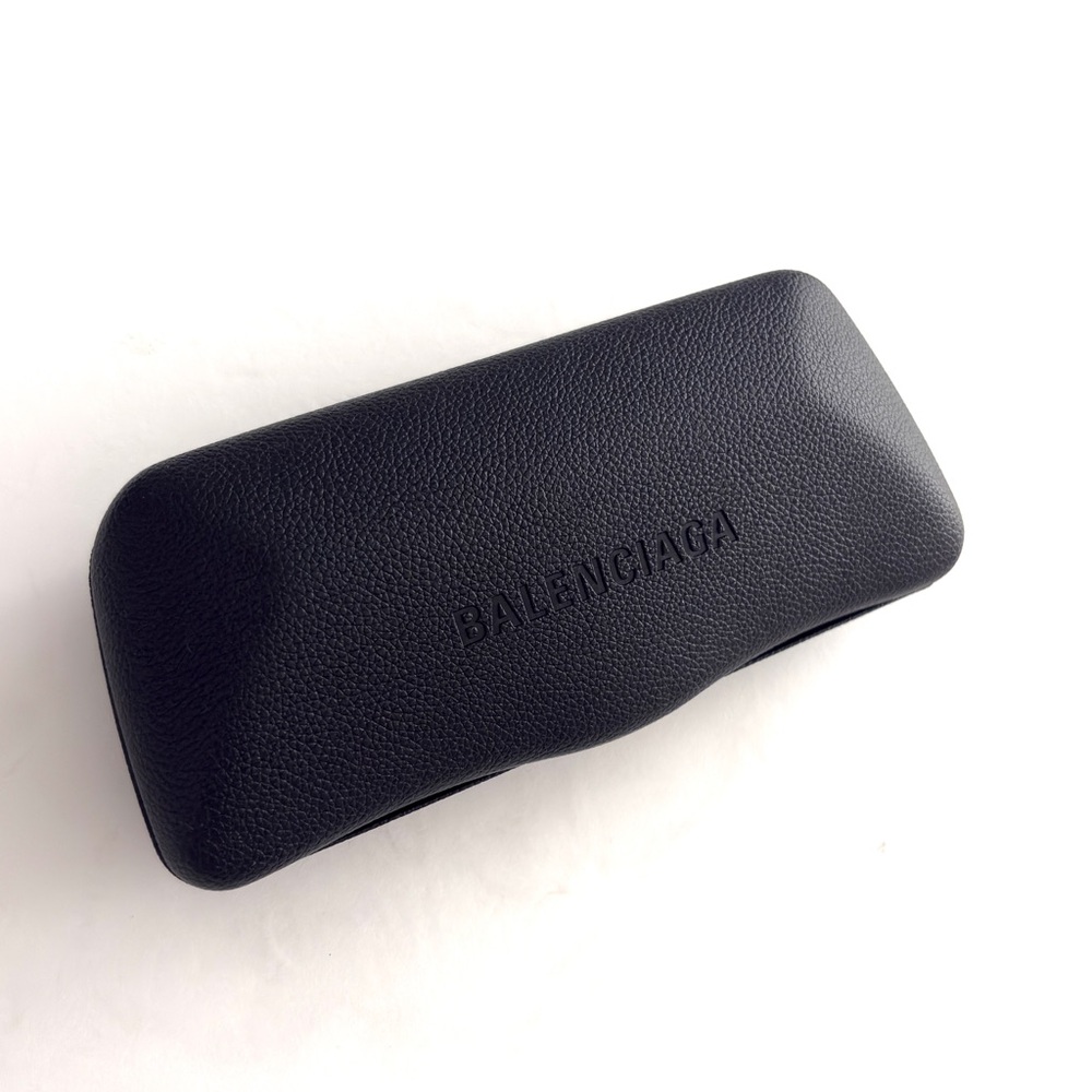 Balenciaga Black Eyeglass Case Made in Italy